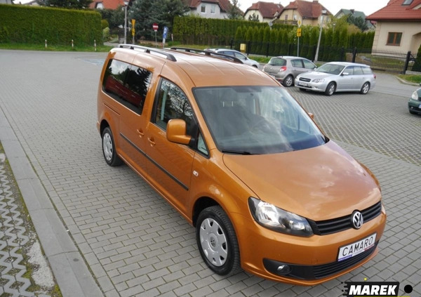 Volkswagen Caddy cena 43900 przebieg: 203445, rok produkcji 2015 z Osiek małe 211